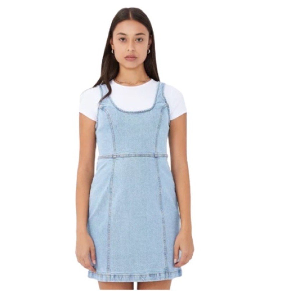 NEW Cotton On Stretchy Denim Mini Dress / Free gift with Purchase